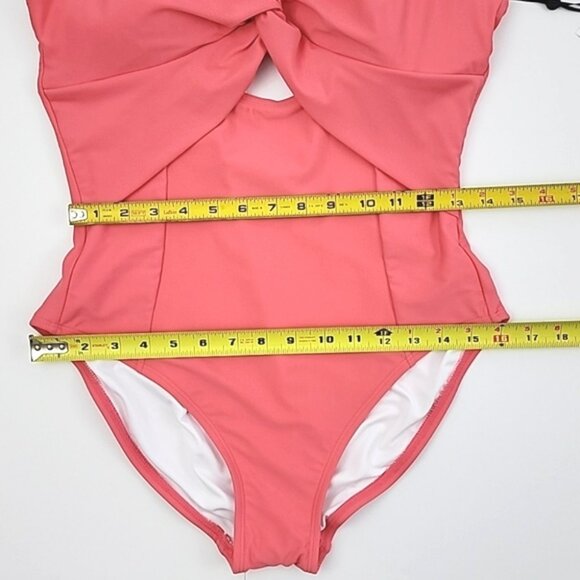 DKNY Coral One-Piece Swimsuit - Picture 13 of 16